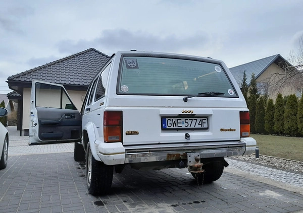 Jeep Cherokee cena 16000 przebieg: 152700, rok produkcji 1990 z Tuszyn małe 56